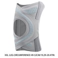 thumbnail image 3 of Adjustable Open Knee Brace Breathable Non- Knee Support with Compression Straps Knee Stabilizer for Running Workout Blue XXL, 3 of 4