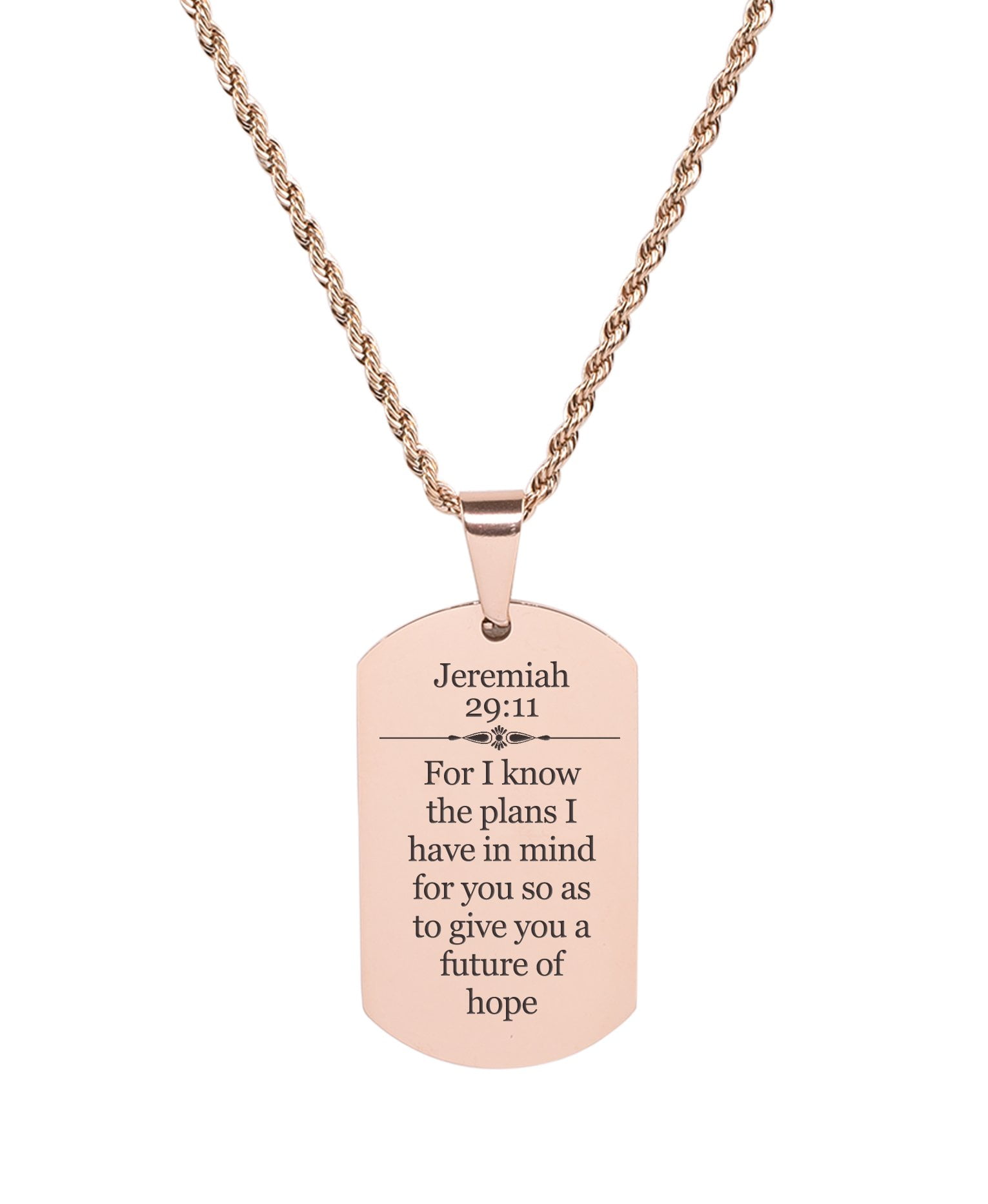 Jeremiah v2 Luxury Dog Tag Necklace Personalized Name Gifts Jeremiah v2 Luxury Dog Tag Necklace Personalized Name Gifts