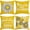 Yellow, variant on Hongan Set of 4 18x18 inch patio pillows outdoor waterproof, Throw Pillow Covers Decorative Cushion Covers （yellow)