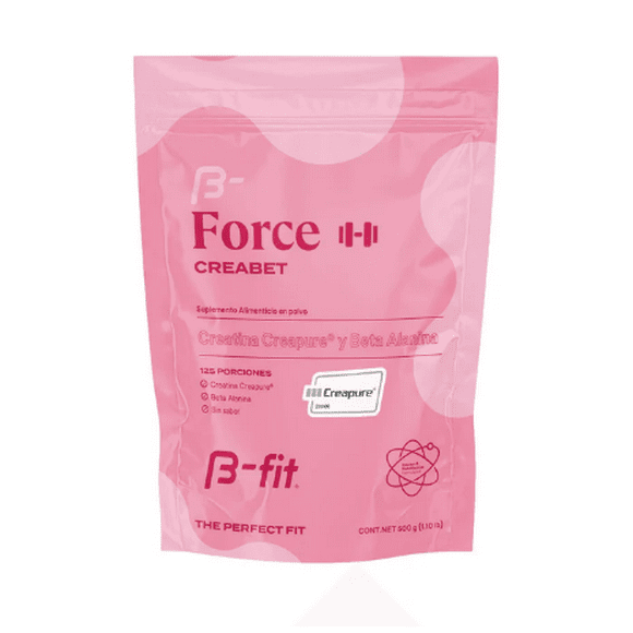 Creatina B-fit Force Creabet Creatina + Beta Alanina Creapure 500gr 125 servicios