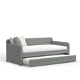 thumbnail image 6 of Tufted Twin Daybed with Roll-Out Trundle in Stone, 6 of 9
