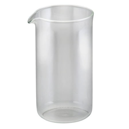 Glass 3 Cup Coffee Press - BonJour Coffee and Tea 3-Cup Clear Replacement Glass