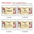 thumbnail image 2 of Pet Artist Fancy Floral Personalized Dog Collars Heavy Custom Name ID Collar Tag Free Engraved, 2 of 12
