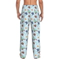 thumbnail image 3 of Daiia Turtle Men's Sleep Pant with Pockets and Drawstring,Pajama Pants-Small, 3 of 9