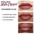 thumbnail image 4 of L'Oreal Paris Infalible Matte Lip Crayon Strawberry Glaze (el embalaje puede variar), 4 of 7