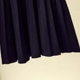 thumbnail image 4 of oqasdz Knitted Midi Skirt Elegant Flared Hem A Line Blend Flowy Pleated Skirts for Women Solid Color Casual Loose Soft Daily Wear Long Skirt, 4 of 6