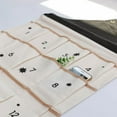 thumbnail image 2 of Calendario de Adviento rellenable Inteprter de tela resistente color rosa, 2 of 6