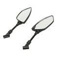 thumbnail image 3 of Handle Bar Mirrors, Motorcycle Rearview Mirror Universal High Definition 2pcs 360° Rotation  For Scooter For Sport Bike Gold, 3 of 8