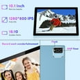 thumbnail image 5 of 10 inch Android 15 Tablet with Keyboard, 12GB RAM+64GB ROM+1TB Expend Tableta, 1.8Ghz Quad-Core Processor, 2 in 1 Tablet with Case/ Mouse/ Stylus/ 8MP Camera/ 6000mAh Battery/ 1280x800 HD Display, 5 of 9