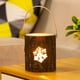 thumbnail image 5 of Injueey Candelabro en forma de corazón, decoración de , de madera, , incluye taza, elegante decoración para salas de estar, Decoración del hogar Pino +Vela, 5 of 6