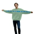 thumbnail image 4 of I Love You This Much Matching Sweatshirts for Men Women Couples Letter Printed Long Sleeve Crewneck Sweatshirt Men Women Funny Hug Design Oversized Cute Couple Sweatshirt XXL, 4 of 5