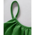 thumbnail image 4 of ZOELNIC Women's Sleeveless Jumpsuit - Spaghetti Strap Casual Romper with Drawstring, Summer Vacation & Resort Outfit, XL, 4 of 8