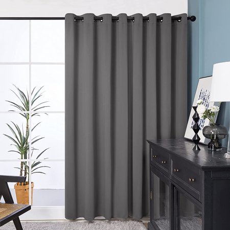 Sliding Door Curtains 80 Inches Wide Extra Curtain Panels For Patio Blackout Grommet Ds 80w X 84l Inch Black 1 Panel Canada Sliding Door Curtains 80 Inches Wide, Extra Wide Curtain Panels Blackout