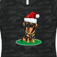 thumbnail image 4 of Inktastic Christmas Dachshund Dog Santa Women's T-Shirt, 4 of 5