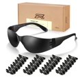thumbnail image 1 of Gafas de seguridad PTCOL Knight Set 28 unidades con lentes tintadas negras, 1 of 5