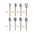 thumbnail image 2 of Home Hero Silicone Cooking Utensils Kitchen Utensil Set - 8 Natural Acacia Wo..., 2 of 2
