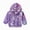 Purple, variant on NOLDARES Girls Boys Rain Jacket, Windbreaker Kids Raincoat Waterproof Zip Jacket with Fleece Liner(Sky Blue,18-24 Months)