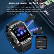 Rainbuvvy T93 smartwatch with 1.96 inch 4GB memory, portable headphones, sports watch