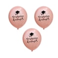 thumbnail image 2 of CIMAXIC Party 20 Pcs 12 Inch Party Balloons Congratulate Graduate Letter Ballons Inflatable Balloons for Graduation Party Decoration (Rose Gold),4.72"X2.76"X0.01", 2 of 5