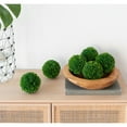 thumbnail image 2 of A&B Home Artificial Foliage Decorative Balls, 4-Inch, Green, Set of 3, 2 of 3