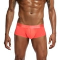 thumbnail image 1 of zuwimk Mens Underwear Men's Cotton Stretch Total Support Pouch Boxer Brief Orange,M, 1 of 4