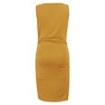 thumbnail image 3 of Women's Ruched Maternity Dress Clothes Sleeveless Bodycon Dress, 3 of 5