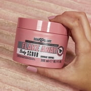 مقشر الجسم Soap & Glory Flake Away، برائحة وردية أصلية، 10.1 أونصة سائلة