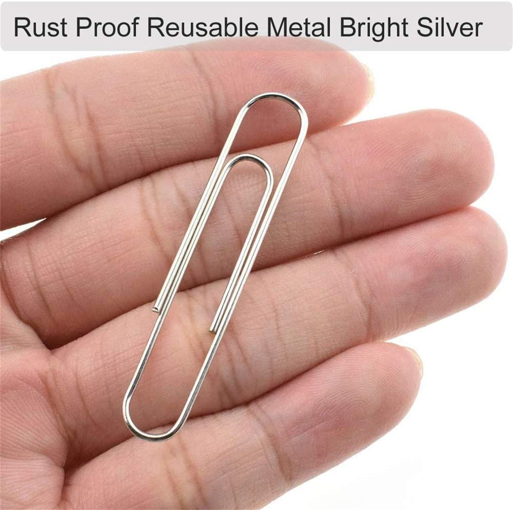 Stainless Steel Paper Clip, Thickness: 1-2 Mm, Size: 28 Mm at Rs 25/packet  in Chennai