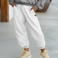 thumbnail image 3 of Dalix Butterfly Embroidered Sweatpant Soft Fleece Relaxed Fit Lounge Womens in White S Small, 3 of 5
