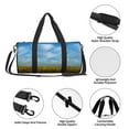 thumbnail image 6 of KLL Blooming Sunflower Field Duffle Bag For Men Women Sport Gym Fitness Tote Travel Training Workout Basketball Football Weekender, 6 of 8