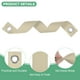 thumbnail image 2 of Uxcell 16-Pack Tree Straps for Staking,1.5 Inch x 15.7 Inch for Leaning Tree Protection[Khaki], 2 of 6