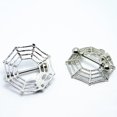 thumbnail image 3 of 14G Spider Web Nipple Rings for Women Gothic Halloween Nipplerings Barbell Nipple Piercing Shield for Holiday Halloween Costume Accessory Body Piercing Jewelry, 3 of 5