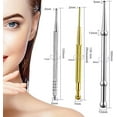 thumbnail image 2 of NOGIS 3Pcs Massage Tools Acupuncture Stainless Steel Acupressure Bar Facial Reflexology Manual Acupuncture Pen Retractable Acupuncture Pen Double Headed Massage Tool for Meridian Pain Relief, 2 of 7