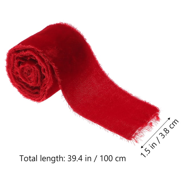 CRILSTYLEO De Embalaje Roja Para Bodas Y Fiestas Con Textura Suave Y