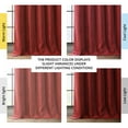 thumbnail image 2 of HPD Half Price Drapes Cardinal Faux Linen Room Darkening Curtains for Bedroom & Living Room Curtains (1 Panel), Door & Window Curtains 108 inches long, Rod Pocket Curtains & Drapes, 50W X 120L, 2 of 8