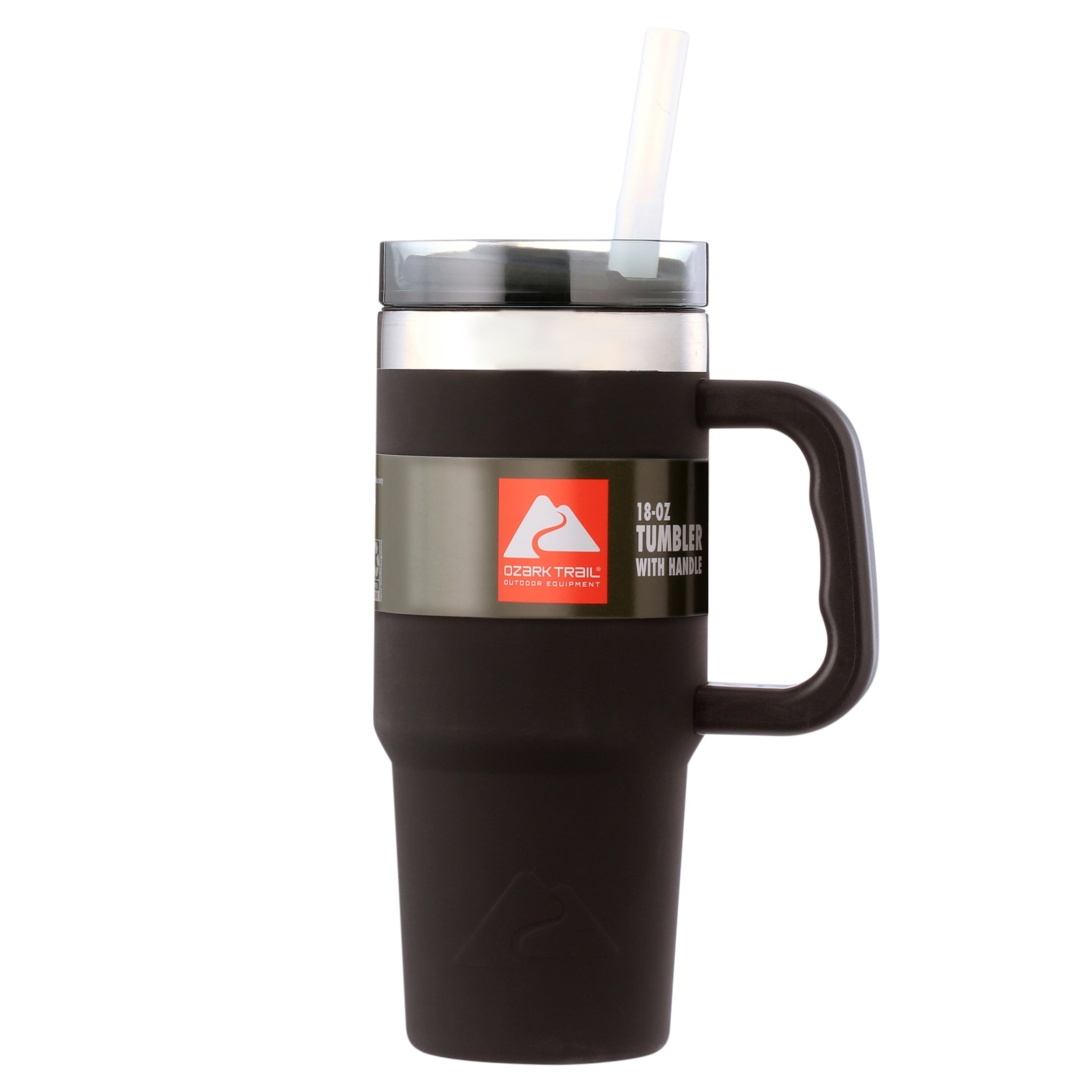 Ozark Trail PL 18oz Tumbler with Handle, OZARK TRAIL PL 18OZ TUMBLER WITH HA