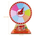thumbnail image 2 of Phenofice Multi Color Plastic Prize Wheel for Party Use Reusable Wheel Interactive Game Size 23 Inches, 2 of 8