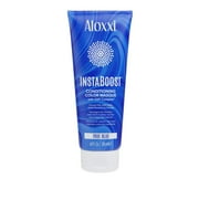 ALOXXI InstaBoost BLUE Color Depositing Conditioner Mask - Instant Temporary Hair Color Dye - Hair Color Masque for Deep Conditioning (True Blue), 6.8 Fl Oz