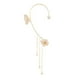 thumbnail image 2 of Pendientes para mujer, regalos para mujer, borlas, flores, pendientes colgantes, moda francesa, sin perforaciones, pendientes, clips para las orejas, pendientes, cosa, 2 of 5