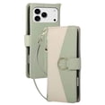 thumbnail image 1 of Case For IPhone 17 Pro Max/17 Pro/17 Air/17, PU Leather Shell With Adjustable Detachable Lanyard Card Slot Kickstand Cover, 1 of 7