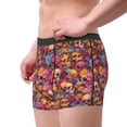thumbnail image 2 of Uemuo Skull blue daisy flower Pattern Men's Boxer Briefs,Trunk Anti-Chafing,Comfortable, Durable, and Stylish Underwear-Medium, 2 of 9