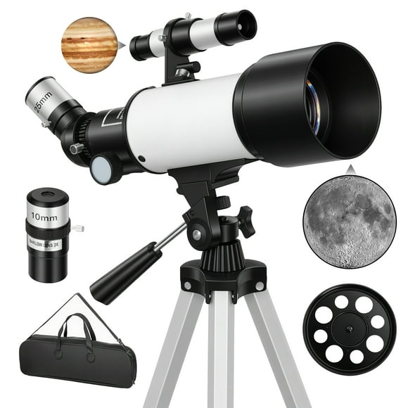 Outsunny Telescope for Adults, 70 mm Aperture 400 mm Refractor Telescope