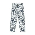 thumbnail image 4 of Goofa Chicken And Fish Printed Soft Pajama Pants for Men, Wide Leg Comfy Casual Lounge Yoga Pants-Small, 4 of 9
