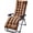 Coffee, variant on Patio Chaise Lounger Cushion, Rocking Chair Sofa Cushion with 6 Ties, Thick Padded Swing Bench Cushion, Zero Gravity Chair Cushion61x19x3in (Red)