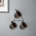 thumbnail image 5 of TIELUTT Hanging Wall Mounted Metal Triangle Coffee Mug Holder Rack For Kitchen Countertop Organization Sponge Daddy Holder over Drying Meat Rack Apartment Organization Dish Pans for Kitchen Large, 5 of 5