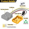 thumbnail image 2 of Convertidor reductor Azocek 18V/20V a 12V 20A 240W DeWALT, 2 of 7