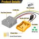 thumbnail image 2 of Convertidor reductor Azocek de 20 V a 12 V 240 W para DeWalt 20 V, 2 of 7