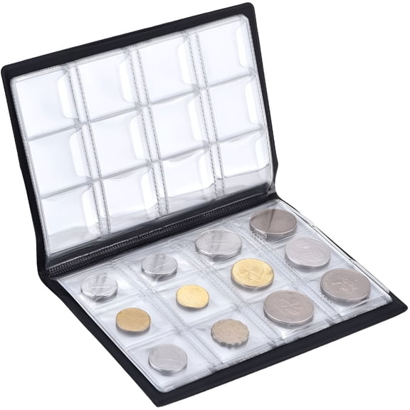 CCOCC 2026 New 120 Pockets Coin Holder Collection Coin Storage Album Book for Collectors,Money Penny Pocket for Coin Organization,Collection Display,Storage,Hobbyists,Gift for Numismatists