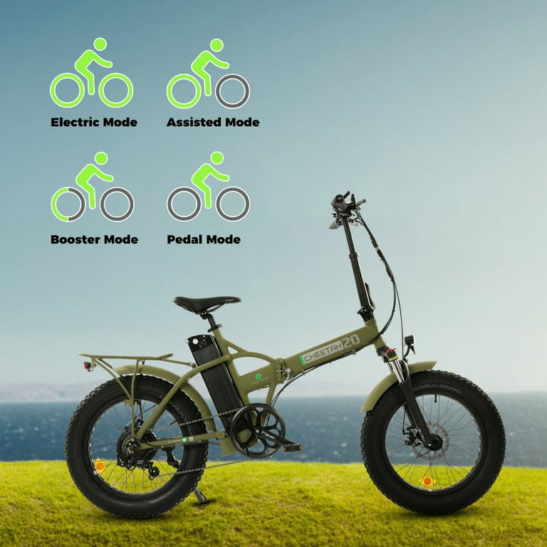 Ecotric 48v fat tire foldable electric bike sales