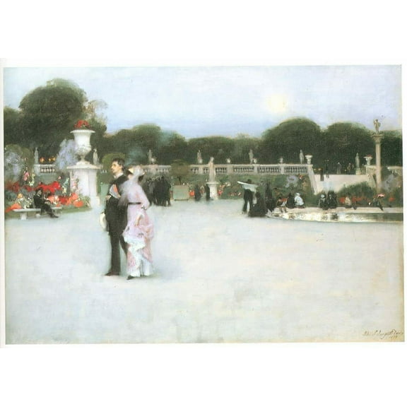 In The Luxembourg Gardens - CANVAS OR FINE PRINT WALL ART